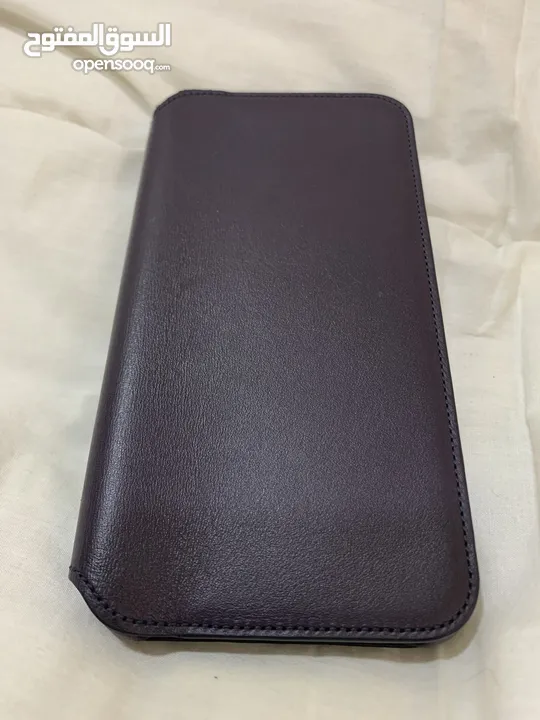 iPhone 11 Pro Max Leather Folio - Aubergine