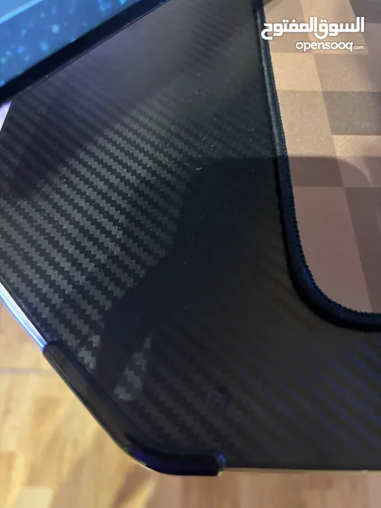 Black Gaming Desk with RGB - طاولة جيمنج مع اضائة