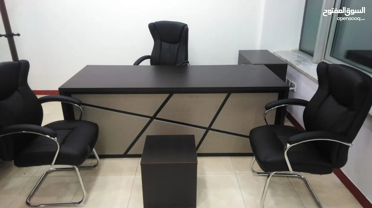 مكتب مدير  +جانبية + طاولة شامل التوصيل