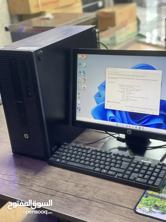 PC HP Core i7 جيل رابع  مع شاشة كامل مكمل قوي و عملي أمريكي اصلي