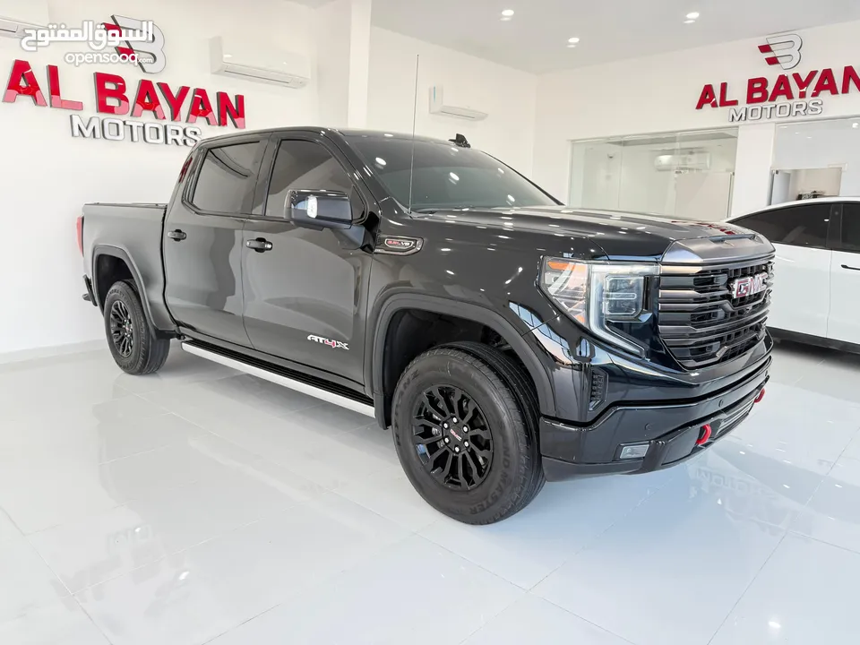 جي ام سي سييرا GMC SIERRA AT4X اكس اربع باب اسود / رمادي خليجي