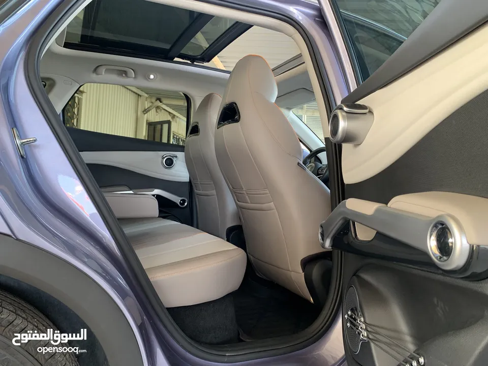 BYD Yuan plus 2023 بي واي ديه ايوان بلص صنف شامبيون فل الفل اوتبارك وباب خلفي كهرباء كراسي حامي بارد