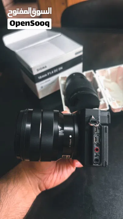 Sony A6600 With Sony 10-18f4 Sony lens  Sigma 16mm f1.4 lens  Camera box  Lens box available
