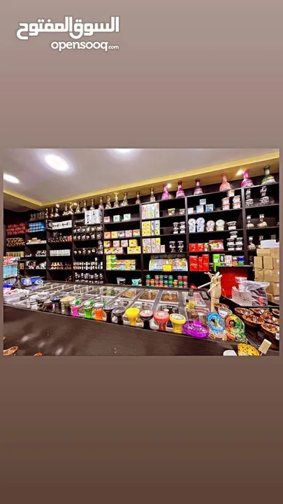 محل اراجيل للبيع لعدم التفرغ .. تلاع العلي خلف مطعم طواحين الهوى .. مع سدة وديكور جاهز