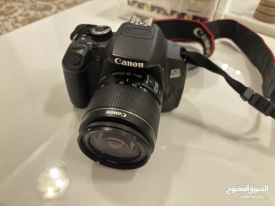 Canon EOS 650D with 18-55mm IS II Lens