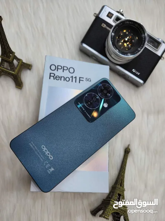 مشغل ايام oppo Reno 11F 5G رام 16 جيجا 256 مكفول بالشركة أغراضة والكرتونه الأصلية متوفر توصيل