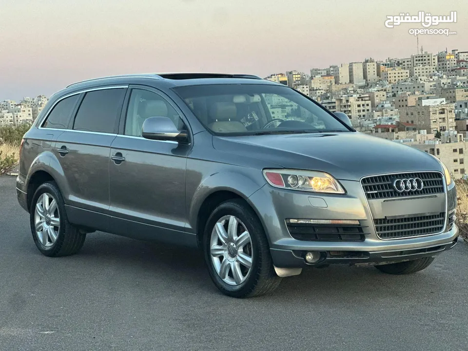 جيب اودي Q7 2007  كوارتر فل اوبشن كامل بانوراما اعلى صنف فحص كامل بحالة الوكالة
