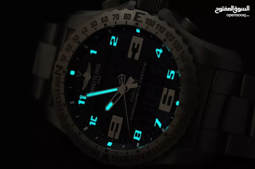 Breitling Cockpit B50 Professional EB5010 Black Dial Titanium full set box paper