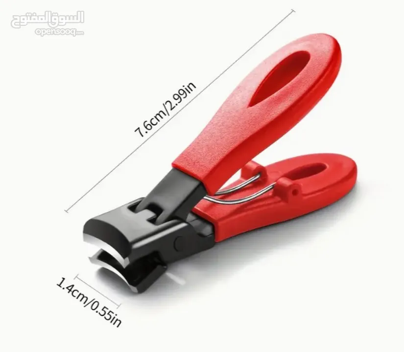 مقص أظافر حمراء - حادة و متينة Red Nail Clipper - Sharp & Durable