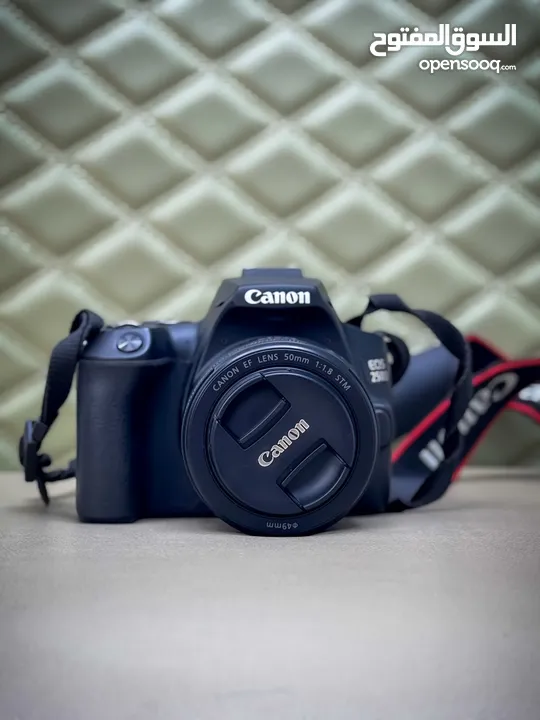 Canon 250 D with Ef s 18 - 55 and Canon Ef 50 mm Lens