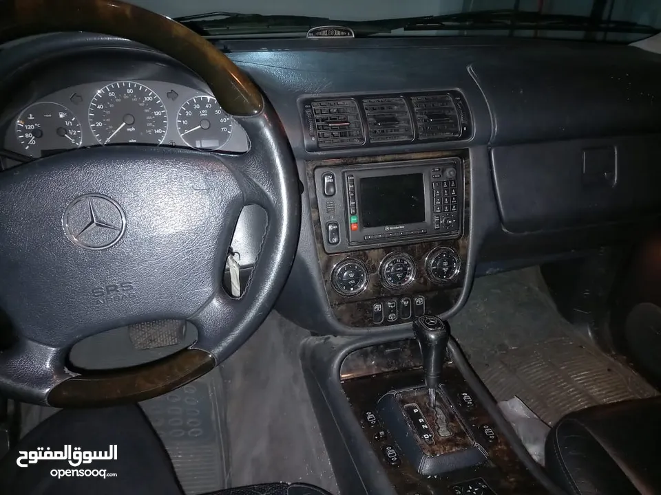 مرسيدس ML 350 موديل 2003 بحاله الوكاله مالك واحد ماشي 137 الف ميل