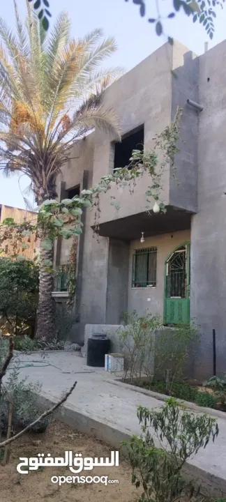 منزل للبيع فيلا طابقين الطابق الاول مشطب