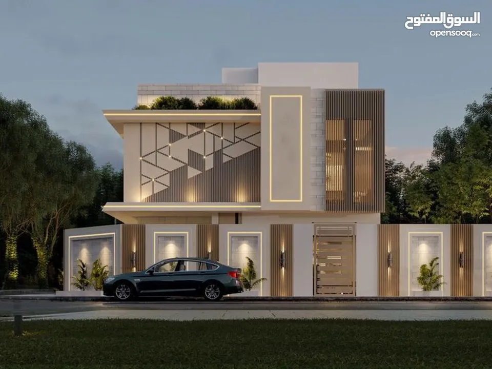 تصميم داخلي و خارجي للفلل السكنية و المحلات التجارية و قسائم المطلاع  ابتداء من استخراج رخصة البلدية