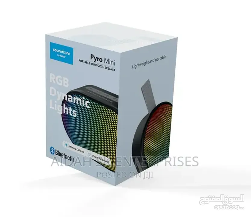 سماعات Pyro Mini من Anker الأنيقة مع إضاءة RGB بسعر مغري