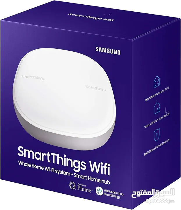 راوتر المنزل الذكي Samsung SmartThings Wifi Mesh Router and Smart Home Hub