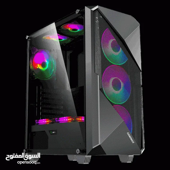 كيس Revolt جيمنغ فارغ احترافي جيماكس تجميعة  Gamemax Gaming Revolt Case