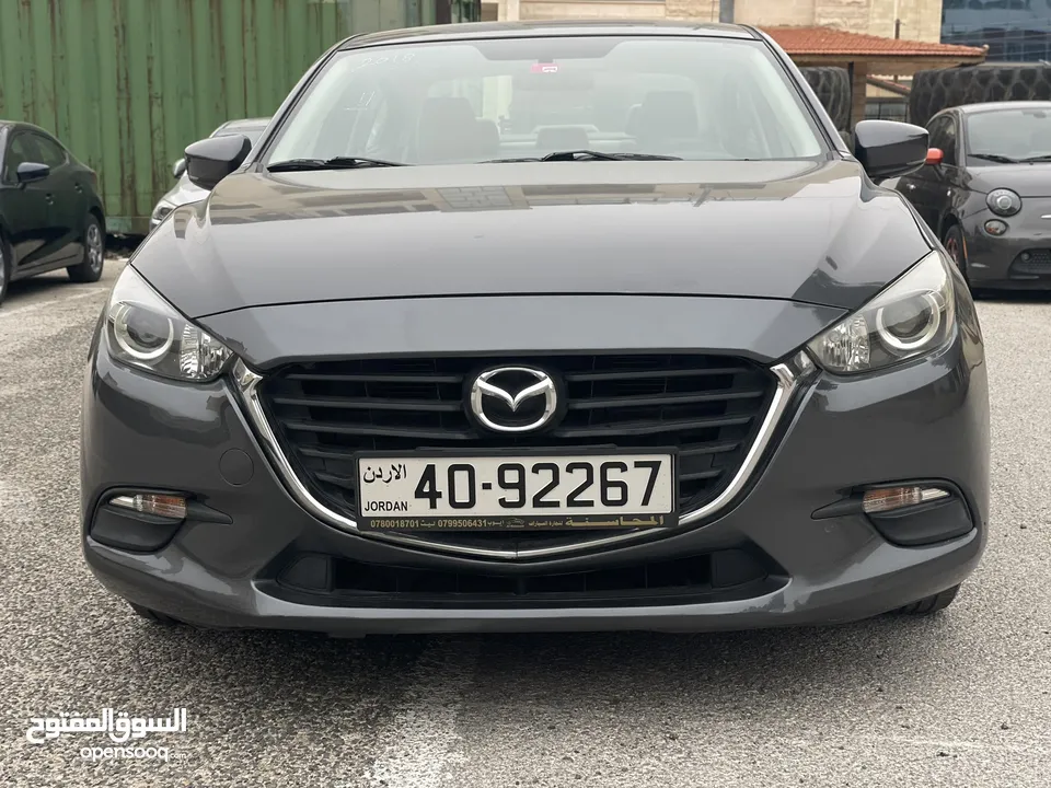 Mazda 3-2018 فل بدون فتحة  فحص كامل جمرك جديد