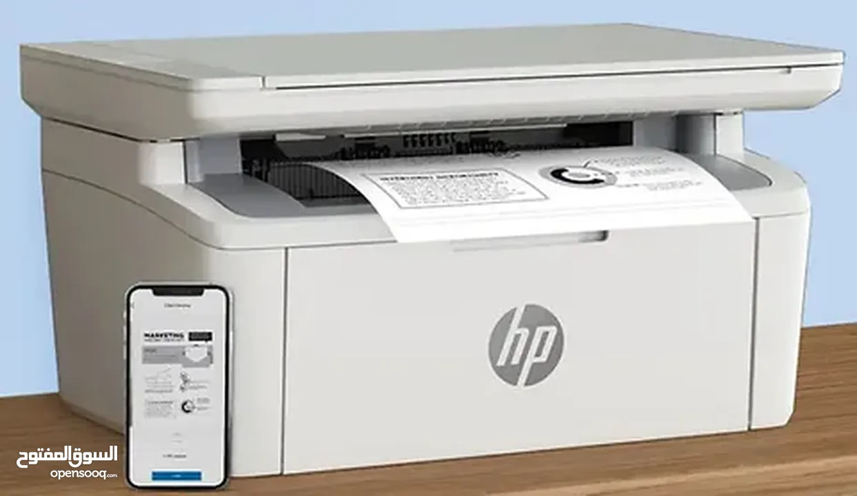 طابعة وماسحة ليزر لاسلكية احادية اللون HP Laserjet MFP M141W Wireless