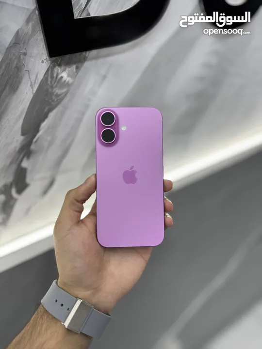 ايفون 16 128GB جيجا لون اسود او زهري او ازرق اجهزة لا تعد انها مستخدمة نسبة البطارية 100%