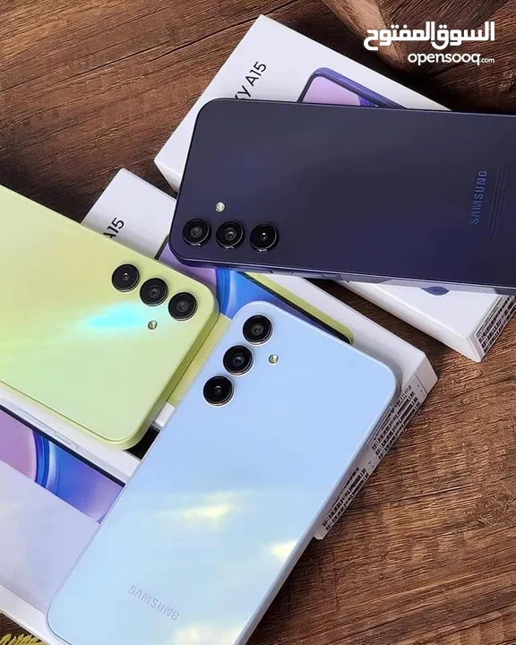 جديد Samsung A15 رام 8 و 12 و 16 جيجا 128 و 256 مكفول شركة هدية كفر ولزقه وشاحن الاصلي متوفر توصيل