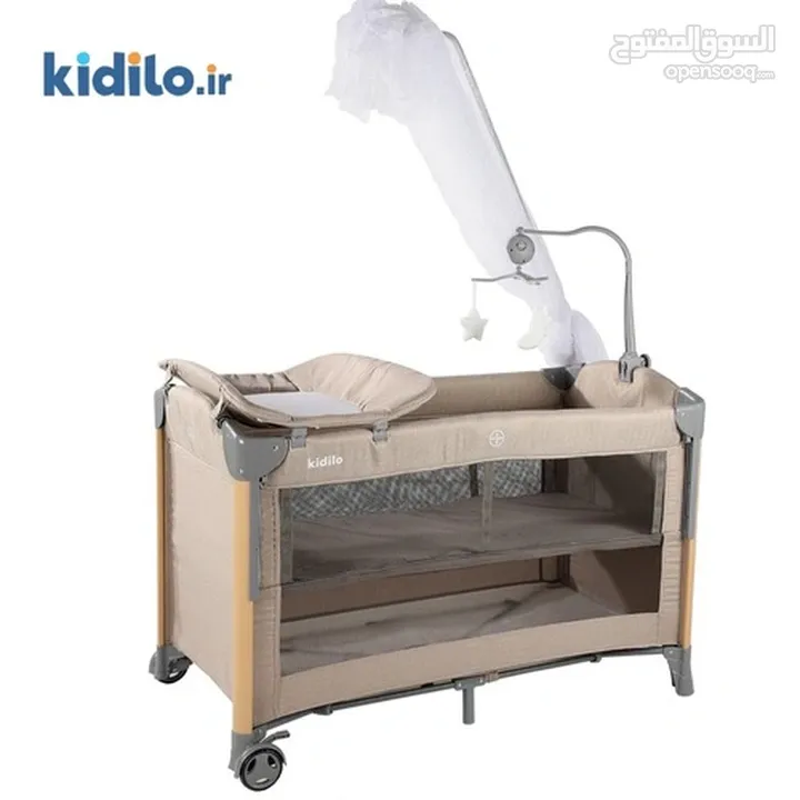 تم توفر سرير الاطفال الاوروبي ماركة Kidilo T-702L من Island Toys كل ما يحتاجه طفلك في تصميم واحد