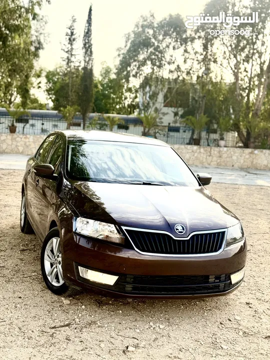 سكودا رابيد 2017 اصل برايفت ماتور 1400 تيربو بنزين جير اتومات سعررر ممتاز