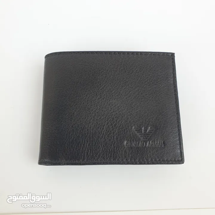 Giorgio Armani wallet genuine leather 100%