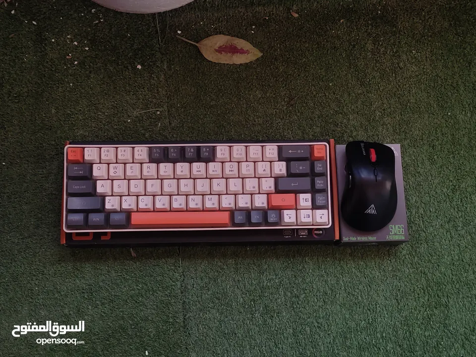 كيبورد و ماوس  بحالة ممتازة