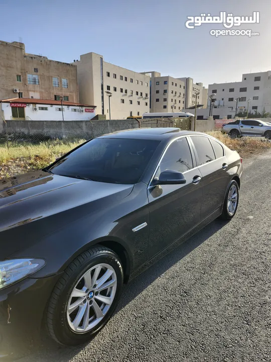 BMW 520 موديل2014 فحص كامل فل كامل   ممشى قليل بحالة الوكالة