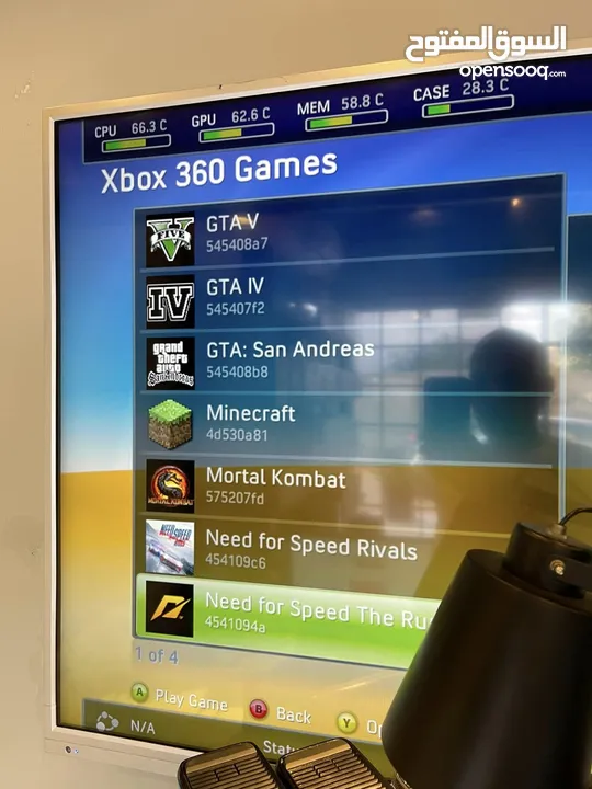 أفضل اجهزة أكسبوكس 360 المهكر متوفر الان و مع ايدتين و كامل الاسلاك و الكوابل