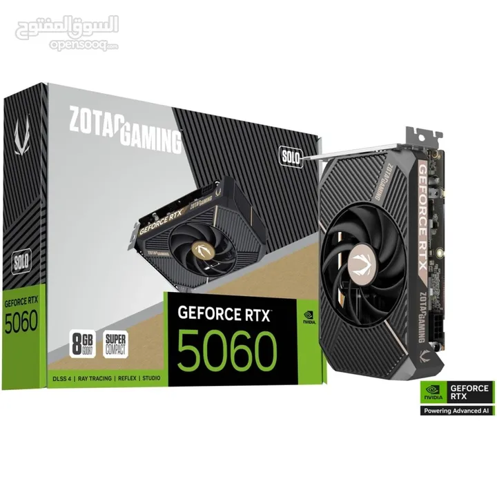 كرت شاشه RTX 5060. ZOTAK  جديد بسعر مغري