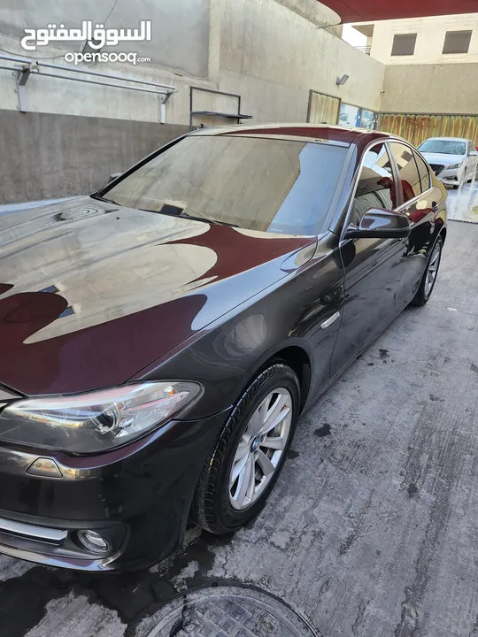 BMW 520 موديل2014 فحص كامل فل كامل   ممشى قليل بحالة الوكالة