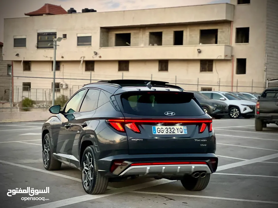 هونداي توسان N-Line /2022 فل الفل فتحة سقف بانوراما  2x4 ///240Hp   ( Haybrid) 1600cc