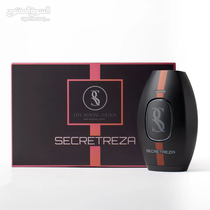 جهاز إزالة الشعر بالليزر المنزلي SECRETREZA TM REDLINE EDITION LITE HAIR REMOVAL