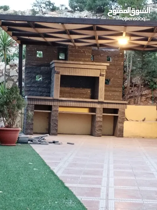 حجر بازلت جميع المقاسات والديكورات  حجر بناء.بلاط بازلت شلالات نوافير باربيكي فير بليس كندرين #بازلت
