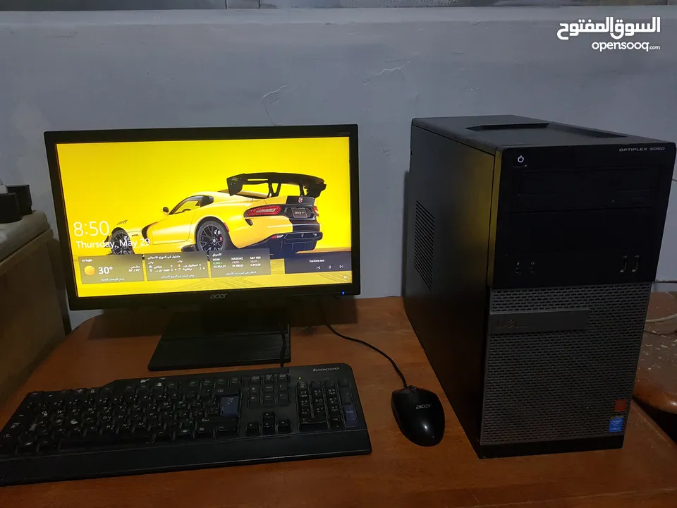 كمبيوتر pc Dell ssd gta v grand pubg free fire