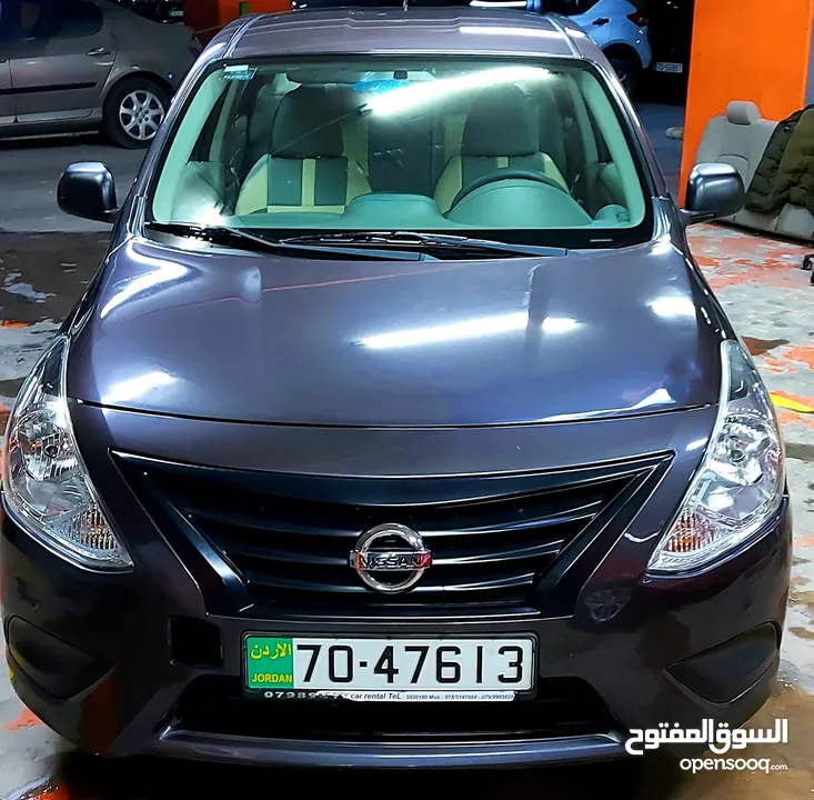 Nissan Sunny For Rent / Blue Sky Car Rental نيسان صني للايجار/ السماء الزرقاء للسيارات السياحية