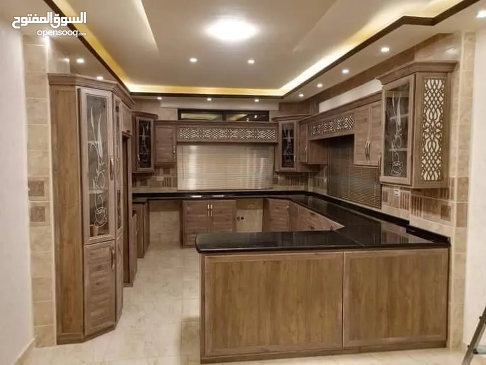 مطبخ  الالمنيوم سادة  5 متر فقط