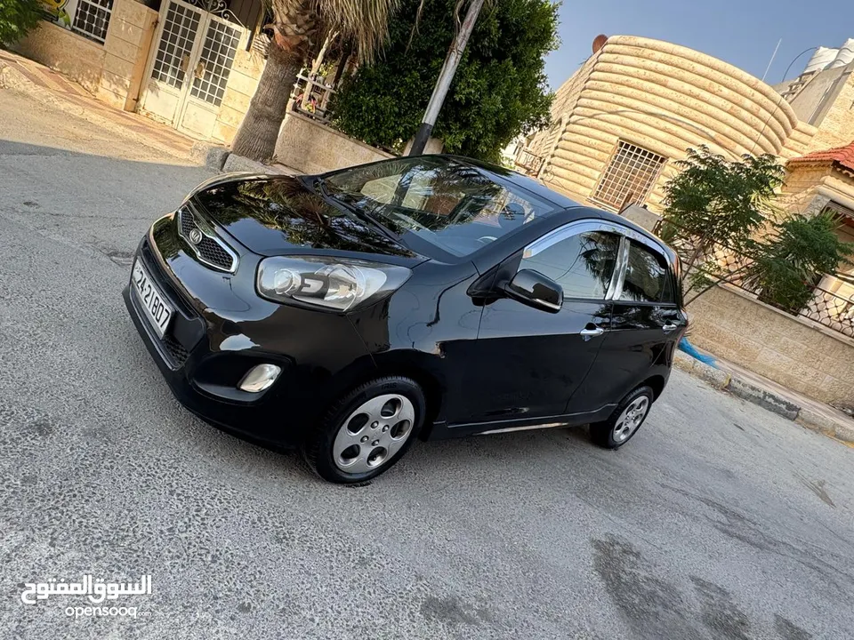 كيا بيكانتو اصلي اتوماتيك محرك 1250 فحص كامل وضع الشركه لسا مالك واحد ممشى قليل استخدام بسيط