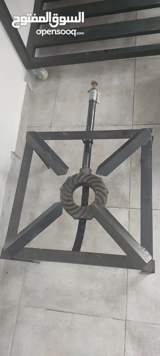 معدات مطاعم صناعية  فرن  غاز 4 عيون      غازات مناصب