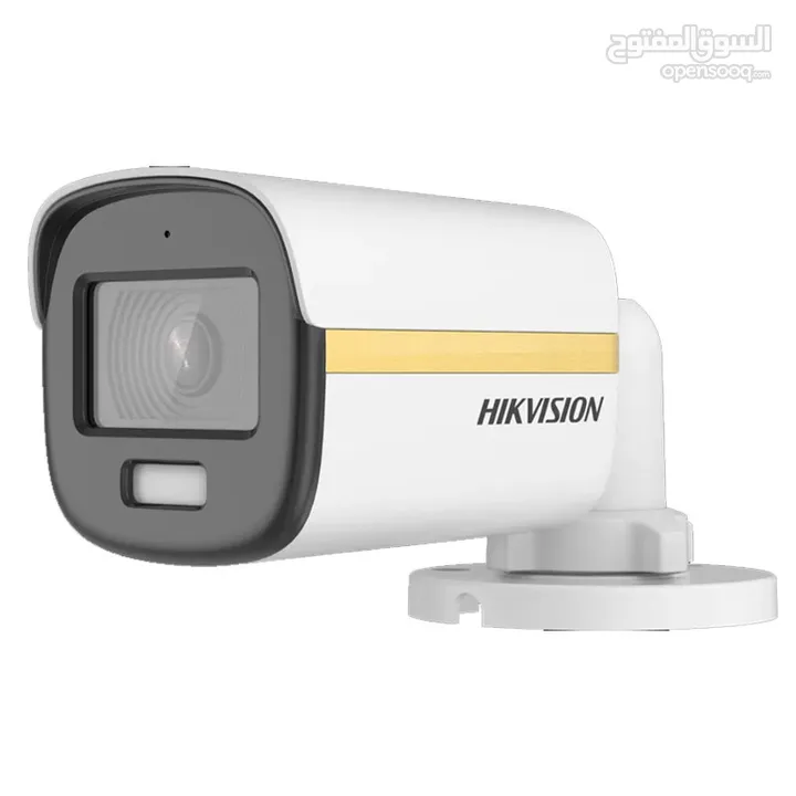 عروض كاميرات المراقبة من #Hikvision كاميرات مراقبة عدد4 داخلية/خارجية 2mp ليلي نهاري ملونة _ عادي