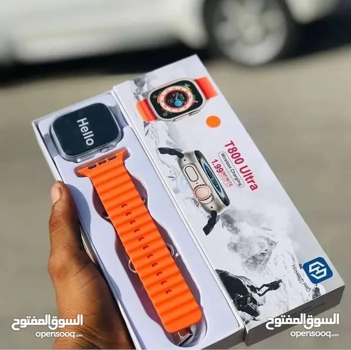 ساعة الترا الذكيه بمواصفات عاليه وشاشه كبيره لجميع الأعمار