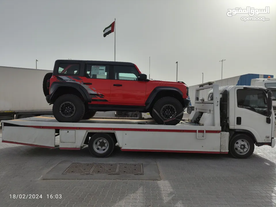 سطحة هيدروليك لنقل السيارات من جدة الى دبي