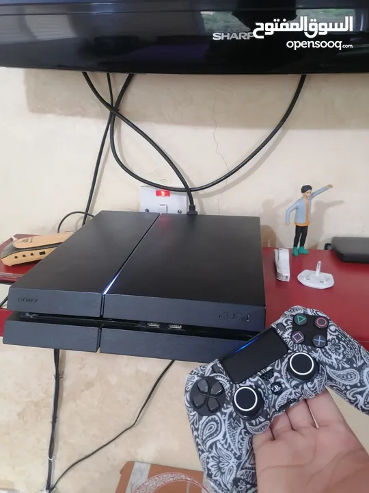 سلام عليكم ورحمة الله جهاز ps4 مستعمل بحاله