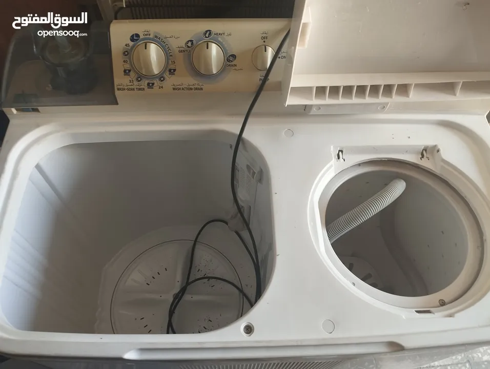 عرض نار شرار على غسالة نوع شارب