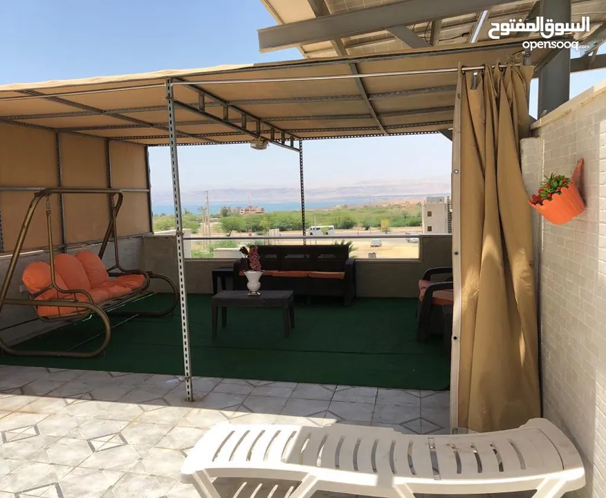 شاليه للبيع في البحر الميت شارع الفنادق منطقه سويمه