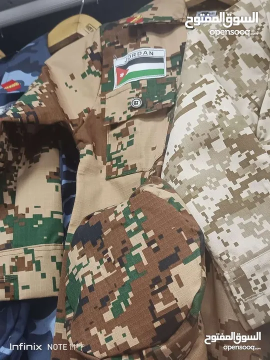 ملابس دشداش و عقال و غبايه و ثوب تراثي بنات اطفال   لباس جيش درك امن عام عسكري الجيش الاردني