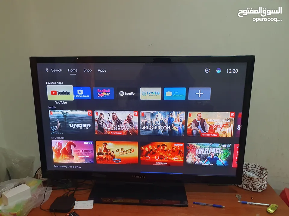 Samsung LCD Tv 46" inches with Mi Android Box