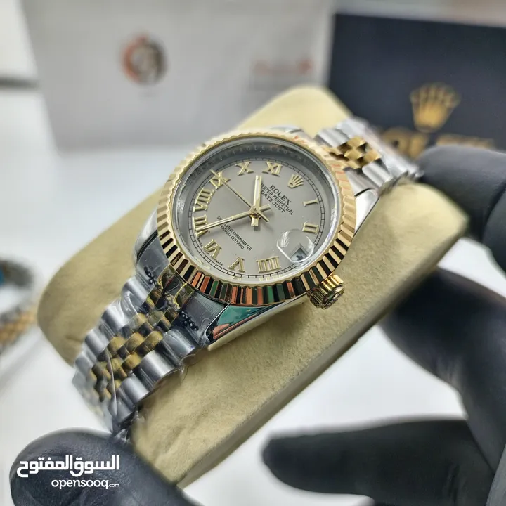 الساعات الرولكس الديت جاست النسائية متوفرة الان  من متجرنا