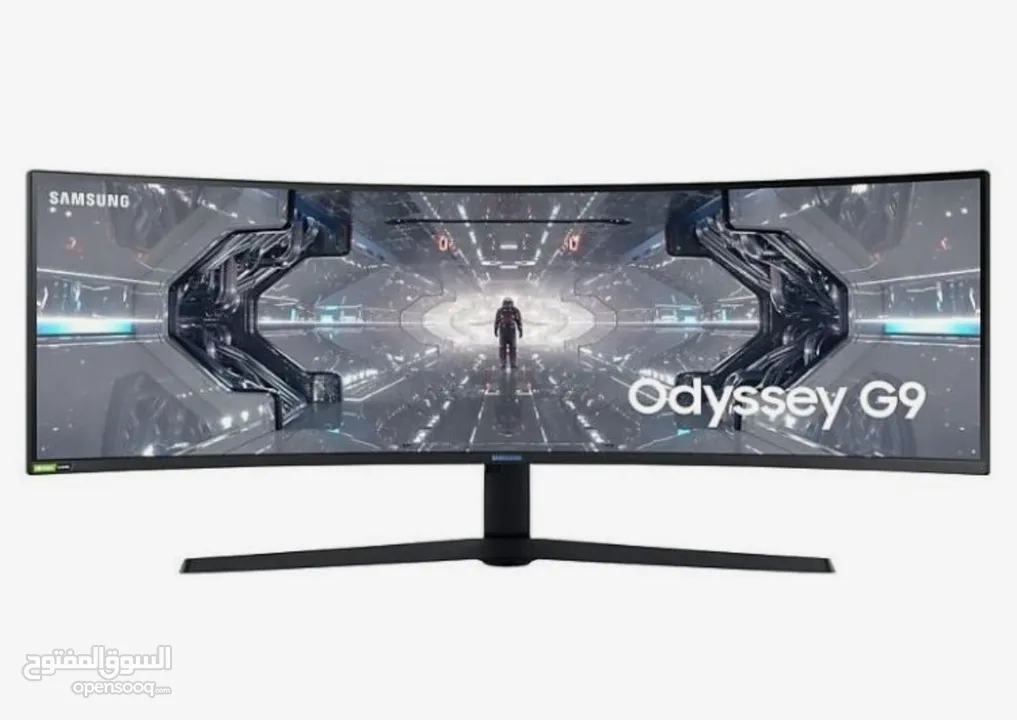 شاشة سامسونج 49 انش (كيرڤ) samsung monitor 49 inch (curve)